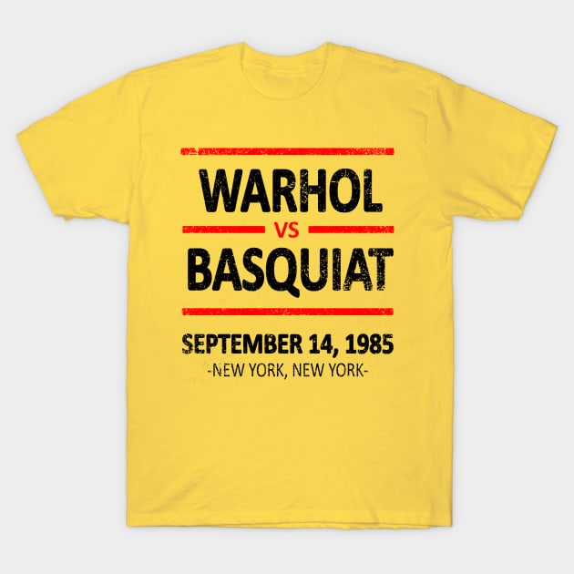 Warhol vs Basquiat T-Shirt by smithrenders